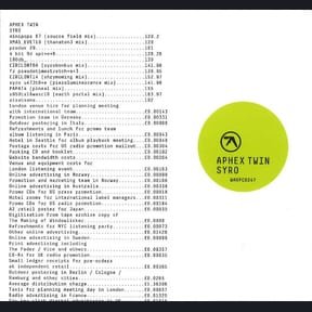 Syro by Aphex Twin album cover