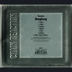 Hongkong by Monolake album cover