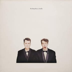 Actually by Pet Shop Boys album cover