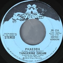 Phaedra by Tangerine Dream album cover