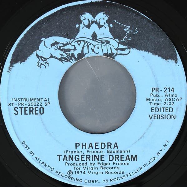 Phaedra by Tangerine Dream album cover