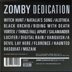 Dedication by Zomby album cover